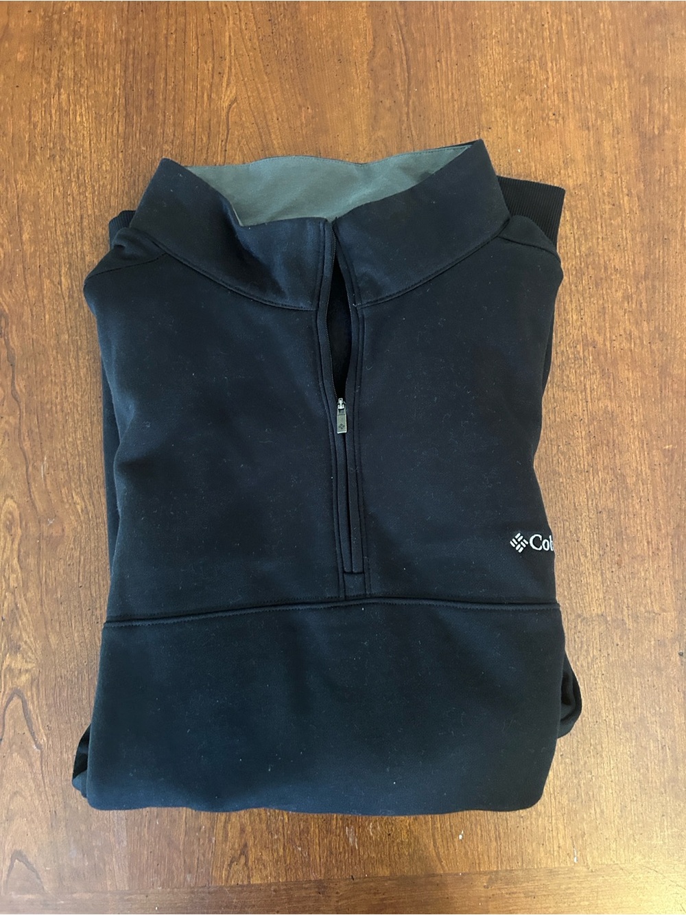Columbia Men's Black Quarter-Zip Pullover Sweater/Sweatshirt